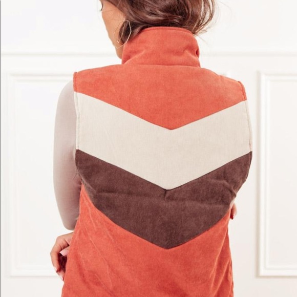 Böhme retro corduroy puffy vest - Picture 4 of 9